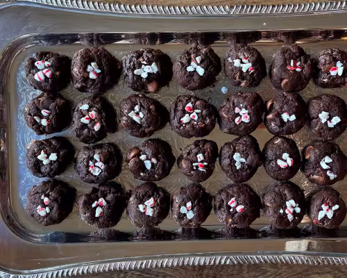 Chocolate Chip and Peppermint Crunch Crackles