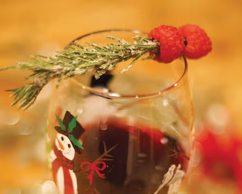 sugared garnish, rosemary, christmas cocktails houston, special holiday cocktails, braes heights cocktails, rosemary cocktails