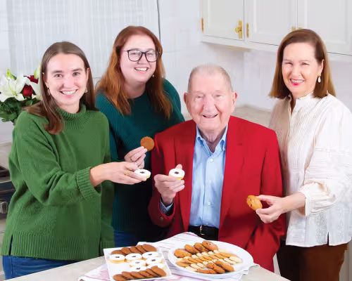 Laura Grove Prouty, Emily Grove, Charles Hall, Kathryn Wilson