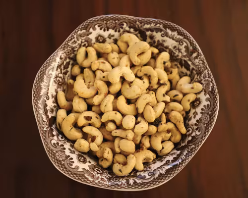 Spicy Rosemary Cashews