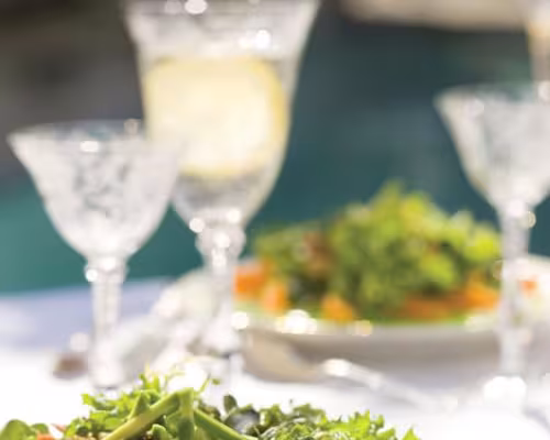 Prosciutto and Orange Salad with Honey Balsamic Vinaigrette