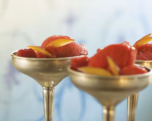 Raspberry Peach Sorbet