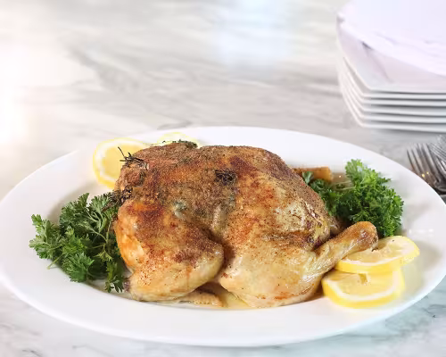 Herb roasted chicken