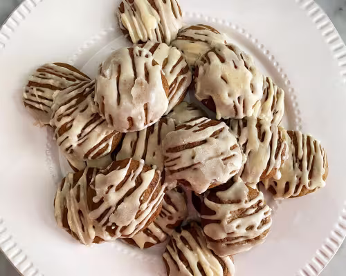 Gingerbread Latte Cookies with Brown Butter Icing
