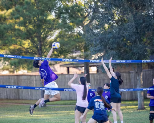 Racing for Wellness volleyball team