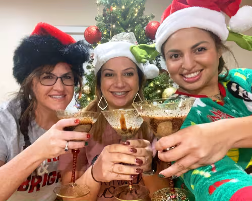 Toasting to Hallmark movies