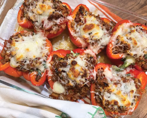 Hearty doesn't mean heavy with Italian Stuffed Peppers