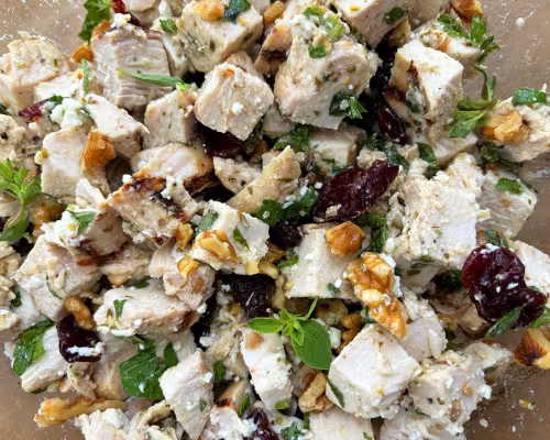 Greek chicken salad