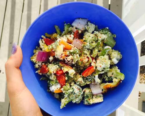 Slow Cooker Veggie Egg Casserole