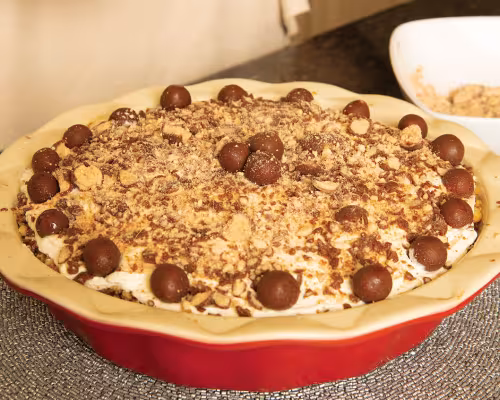 Malted Milk Ball Pie