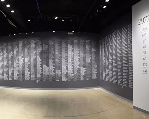 Never Forget exhibit