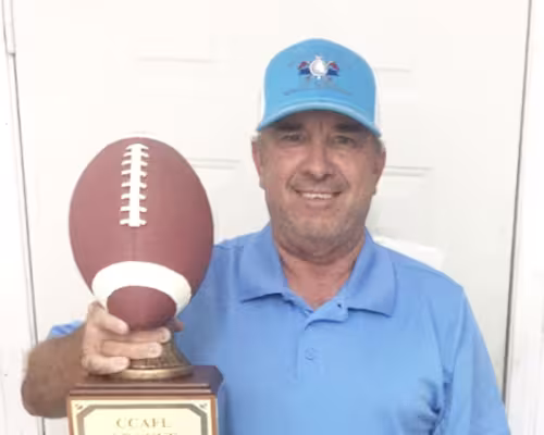 Mark Carter with trophy