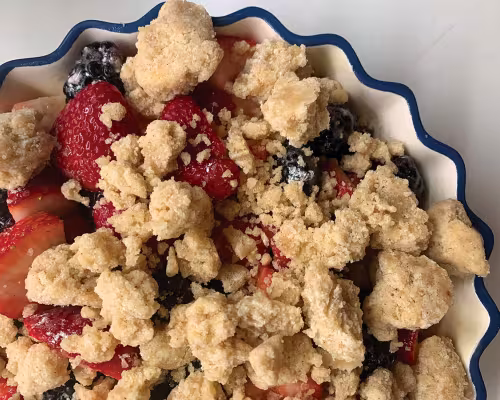 fruit crumble