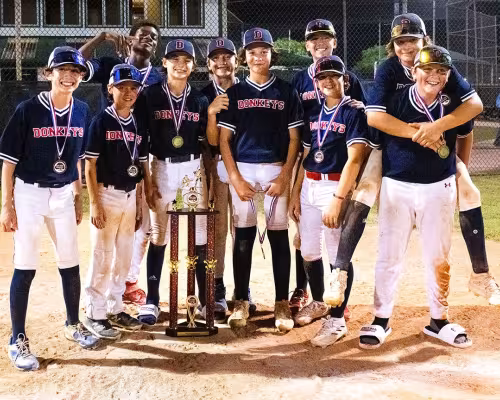 The Post Oak Little League 12U All-Star team