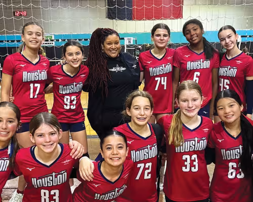 Houston Volleyball Academy’s 12U Red team