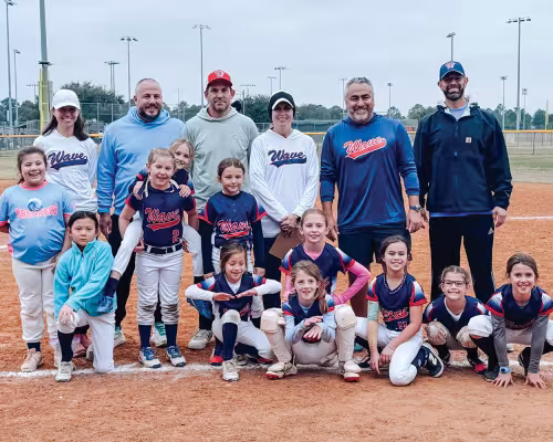 The 8U Wave tournament team