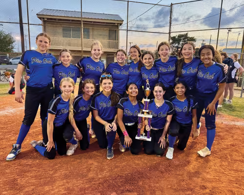 Pin Oak Middle School Chargers softball team