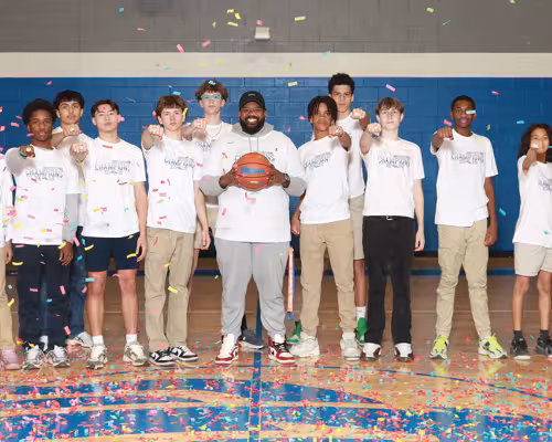 Mikael Virani, Aidan Luckett, Jayden Camacho, Adam Savoie, Smith Rogers, Dean Morris, Coach Astaire Carter, Standford Jones, Mykai Byrd, Mason Boynton, Truitt Wynn, Patrick Glover, Romello King