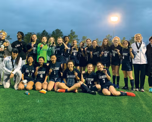 Duchesne Academy eighth-grade girls’ soccer team