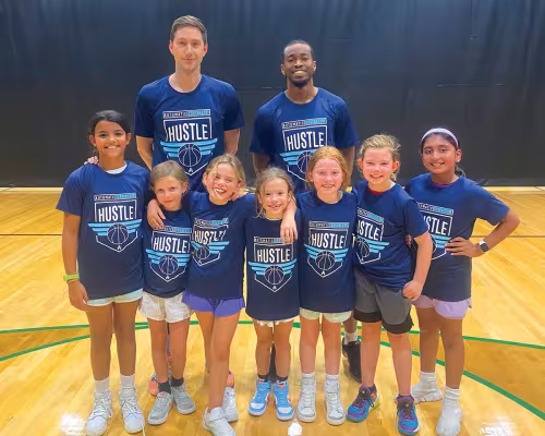 Rising basketball stars