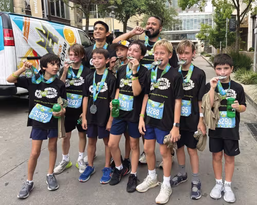 Rummel Creek Elementary’s student running club