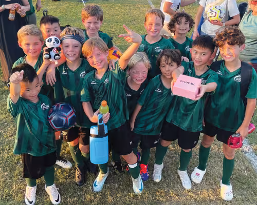 7U Rummel Creek Elementary Goats soccer team