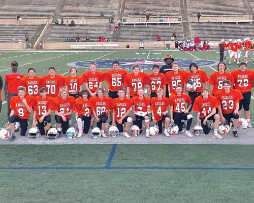 Memorial Middle School seventh-grade A team