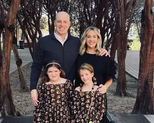 Emily Scherman, Chris Scherman, Annabelle Scherman, Evangeline Scherman