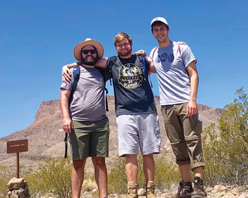 Jake Sylvester, Luke Cantrell and Jack Reichert