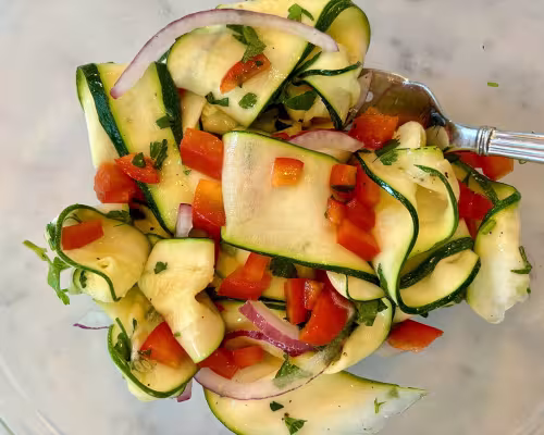 Marinated Zucchini with Mint