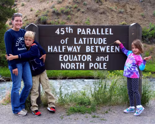 Cathy, Ethan and Lila Johnson