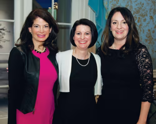 Whitney Walsh, Susan Barnes and Mitra Woody
