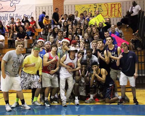 Houston Christian student section