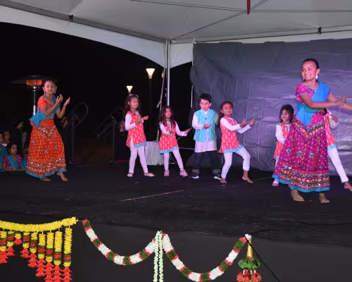 Children performing Bollywood dance
