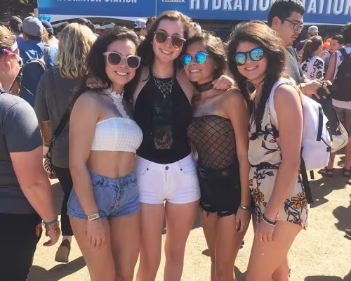 Taylor Smith, Kelley Parsons, Adriannah Reyes, Aryana Imani