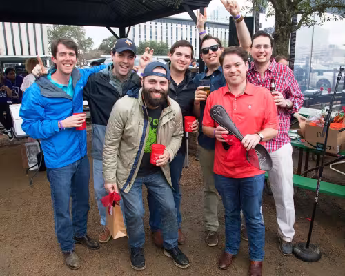 Winning team at chili cookoff