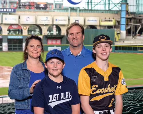 Jen Moulton, Cade Moulton, Reece Moulton, Cory Moulton