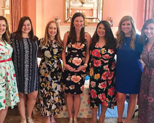 Melissa Dawson, Ashley Rosenberg, Kate Barrere, Caroline Kraus, Tessa Aguilar, Jessica Gibson and Shannon Rose