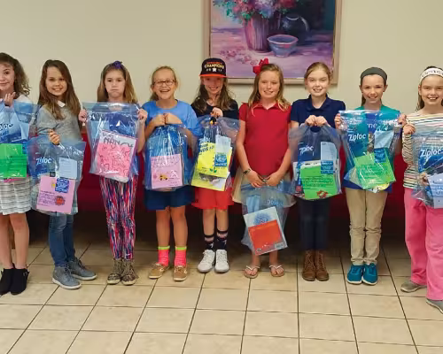 Jenna Bartley, Quinn Morgenroth, Hannah Turner, Emily Vaughan, Ella Turney, Ashlyn Gorski, Abby Turney, Amelia Kennedy, Grace Turney