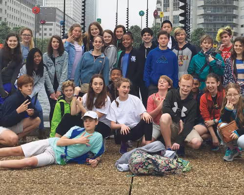 Pin Oak Middle Schoolers