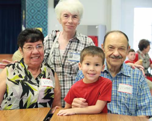 Luke and his grandparents