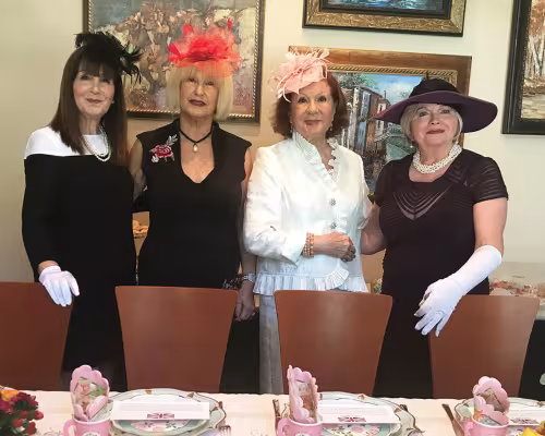 Braha Radom, Lea Silverstein, Zahava Hanoesh, Helena Zach