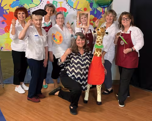 Harrison’s Heroes art party