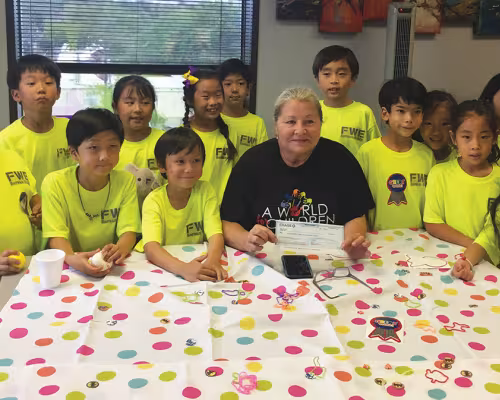 The Frostwood Elementary Korean Buddy 2028 group