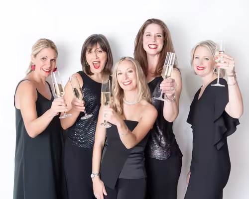 Danielle Wall, Stacy Stepler, Michelle Enszer, Brooke Luz, Erin Naman