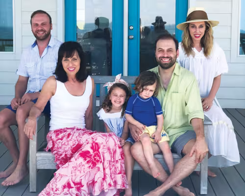 Frani Broussard Denenburg, Vinnie Broussard, Marian Broussard, Giorgiana Denenburg, Oliver Denenburg, Patrick Broussard