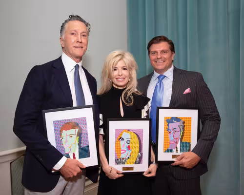 Greg Fourticq, Nancy Marcus Golden and John Cone