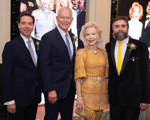 Jim Nelson, Jesse H. Jones II, Lynn Wyatt and Stanton Welch