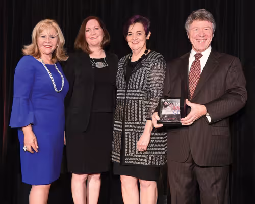 Cyndy Garza Roberts, Diane Englet, Gwen Emmett and Harris County Judge Ed Emmett