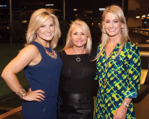 Selby DeVault, Julie Comiskey and Amy Dunn